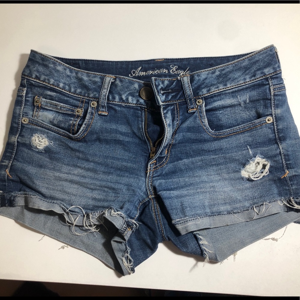 American eagle jean shorts